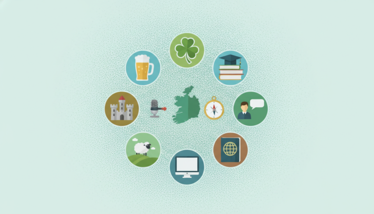 Portada artículo sobre razones para estudiar inglés Irlanda paisaje naturaleza